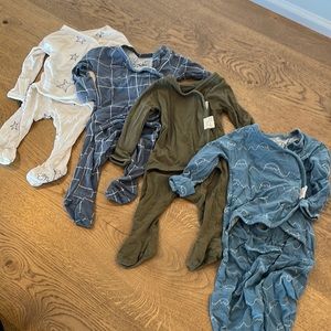 COPY - Bonsie Baby 0-3 month lot of 4 plus 2 hats